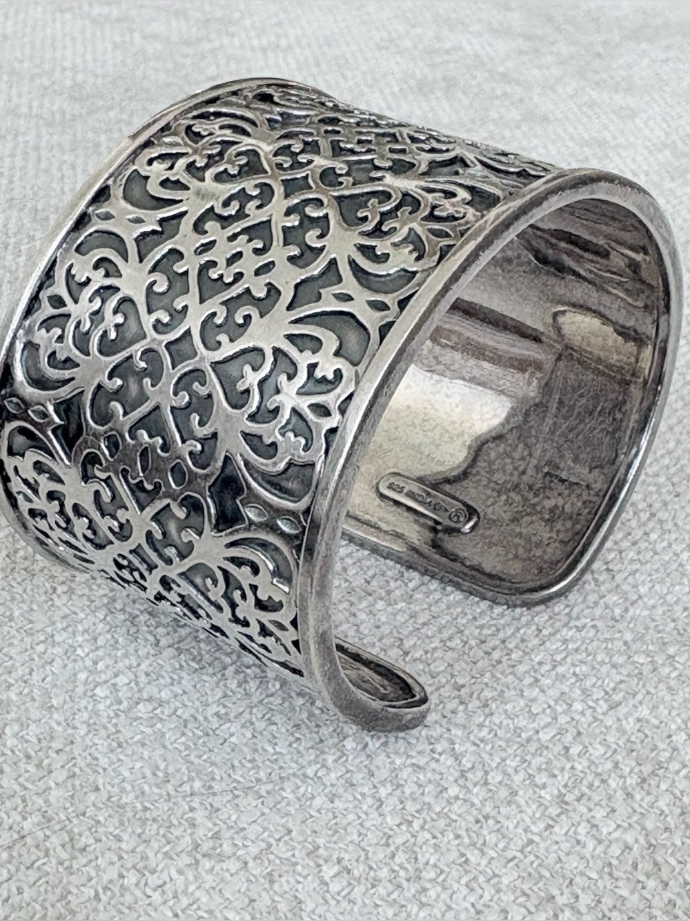 Silpada Sterling Silver Filigree Cuff Bracelet